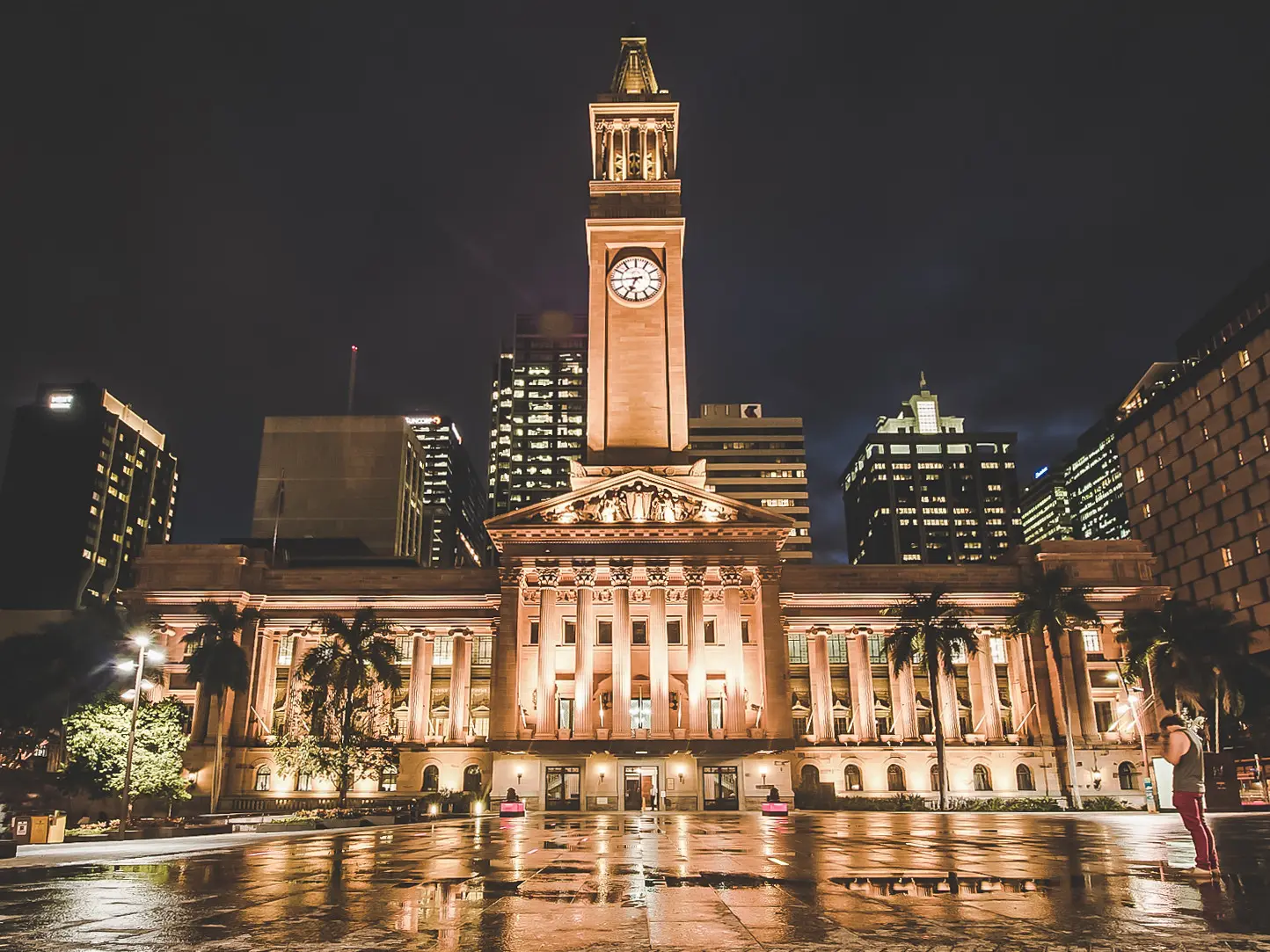 City Hall at night - a stunning backdrop for an unforgettable opening celebration