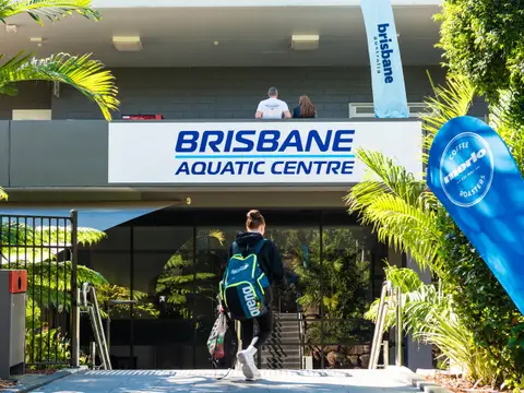 Brisbane Aquatic Centre Entrance Sign